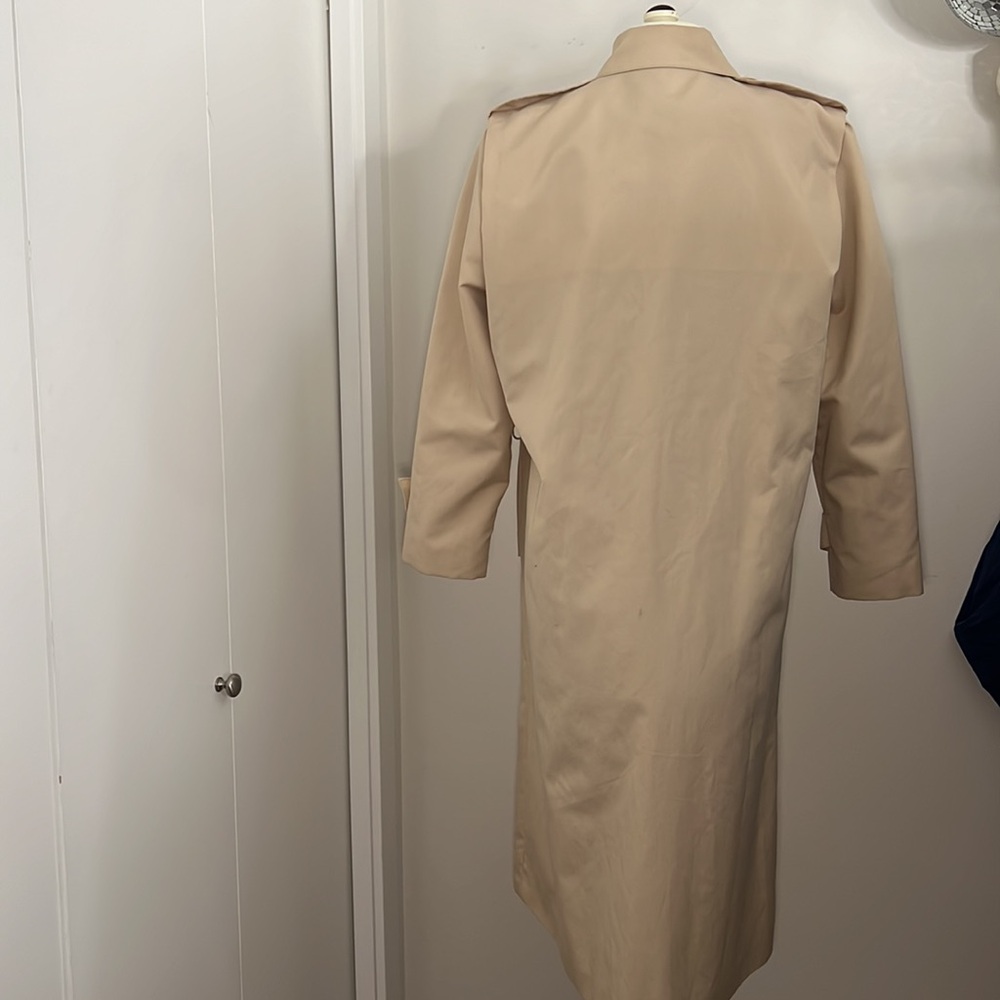 Beige Single Breasted Trench Coat - Picture 6 of 6